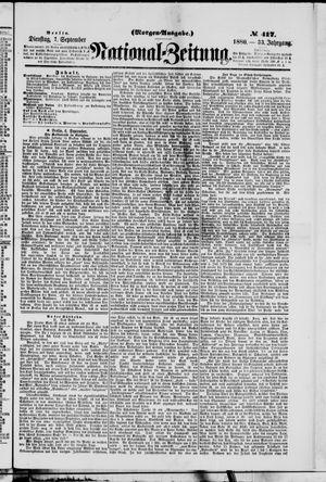 National-Zeitung vom 07.09.1880