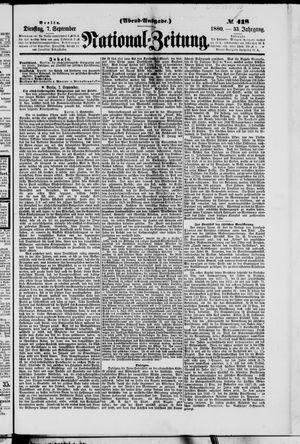 National-Zeitung vom 07.09.1880