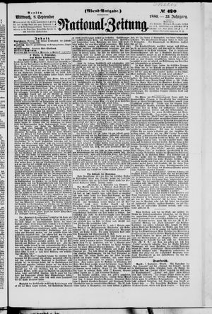 National-Zeitung vom 08.09.1880