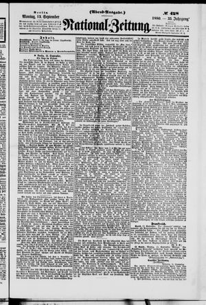 National-Zeitung vom 13.09.1880