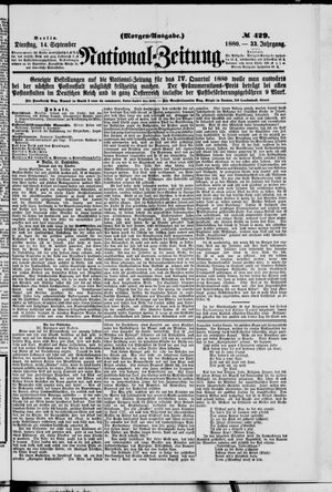 Nationalzeitung vom 14.09.1880
