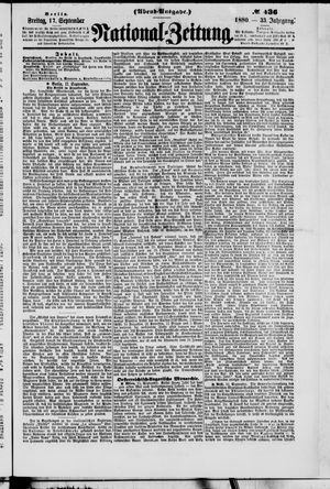 National-Zeitung vom 17.09.1880