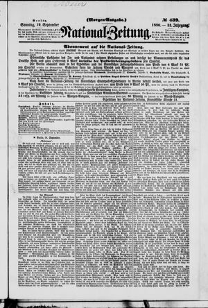 National-Zeitung vom 19.09.1880