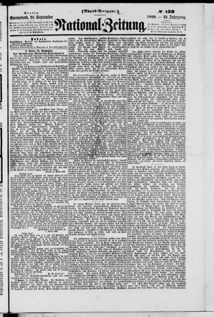 National-Zeitung on Sep 25, 1880