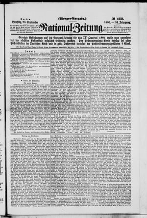 Nationalzeitung vom 28.09.1880