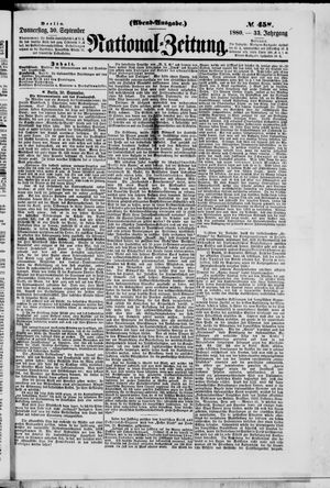 National-Zeitung vom 30.09.1880
