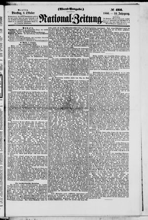 National-Zeitung vom 05.10.1880