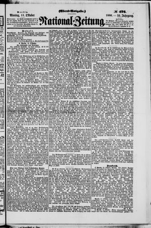 National-Zeitung vom 11.10.1880