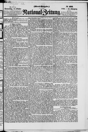 National-Zeitung on Oct 14, 1880