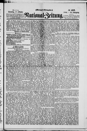 National-Zeitung vom 17.10.1880