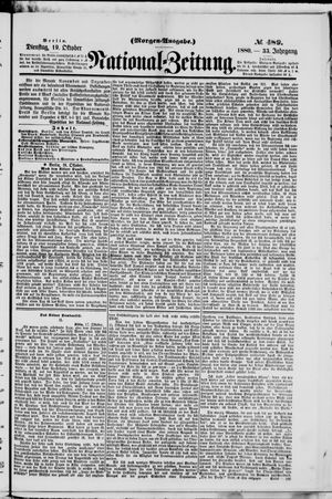 National-Zeitung vom 19.10.1880