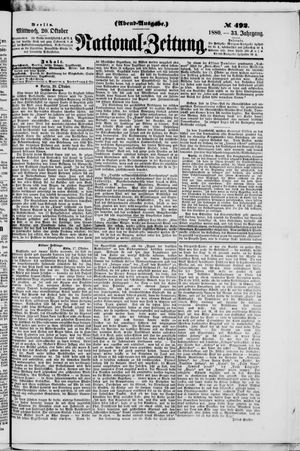 National-Zeitung on Oct 20, 1880