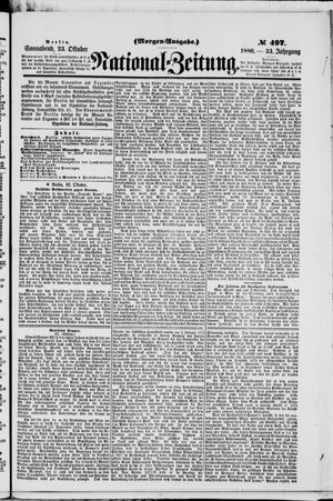 National-Zeitung vom 23.10.1880