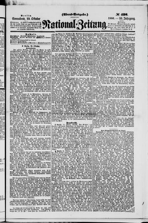 National-Zeitung vom 23.10.1880