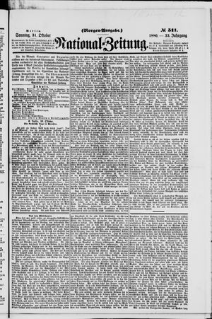 National-Zeitung on Oct 31, 1880