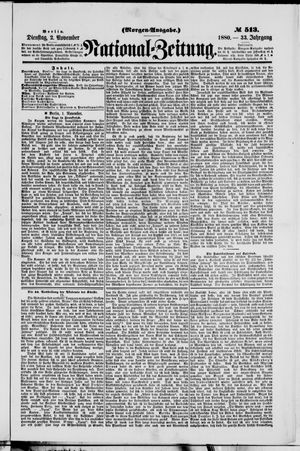 National-Zeitung on Nov 2, 1880