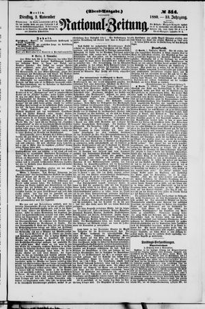 National-Zeitung on Nov 2, 1880
