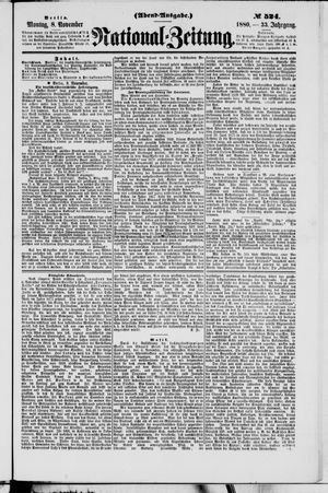 National-Zeitung vom 08.11.1880