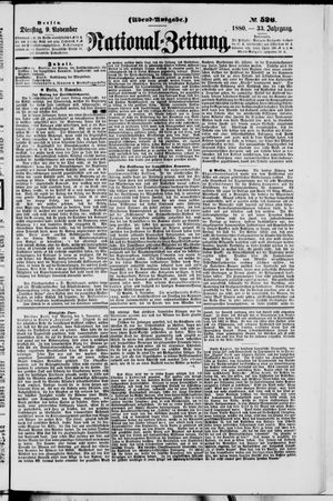National-Zeitung vom 09.11.1880