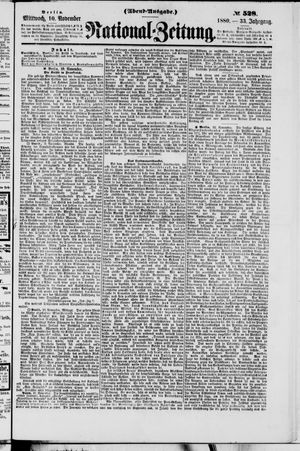 National-Zeitung on Nov 10, 1880