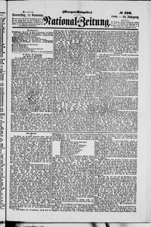 National-Zeitung vom 11.11.1880