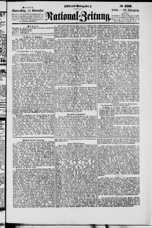 National-Zeitung vom 11.11.1880