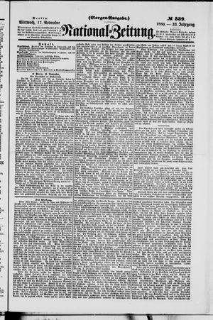 National-Zeitung vom 17.11.1880