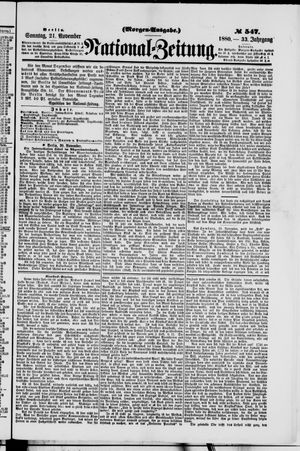 National-Zeitung vom 21.11.1880