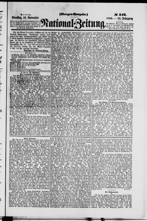 National-Zeitung vom 23.11.1880