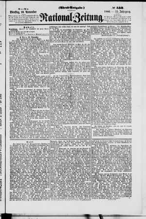 National-Zeitung vom 23.11.1880