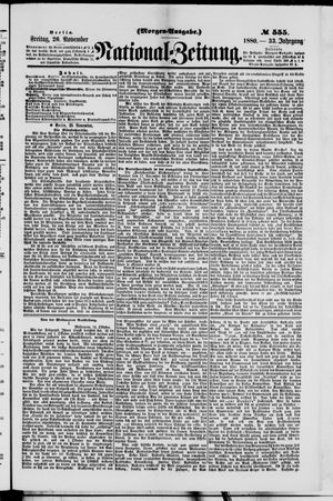 National-Zeitung vom 26.11.1880