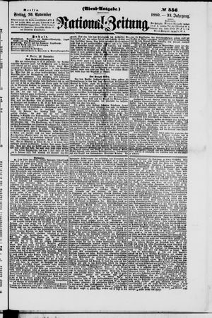 National-Zeitung vom 26.11.1880
