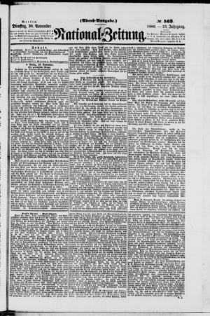 National-Zeitung vom 30.11.1880