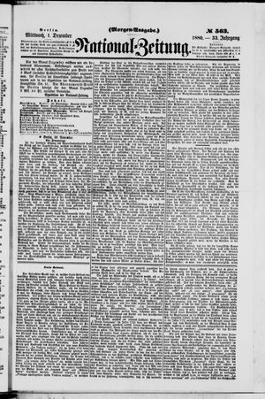 National-Zeitung vom 01.12.1880