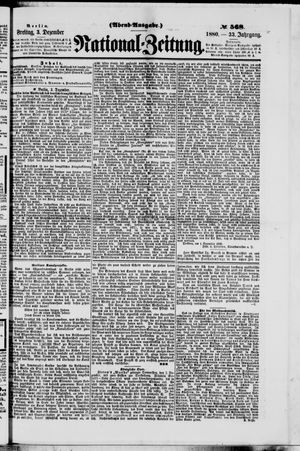 National-Zeitung vom 03.12.1880