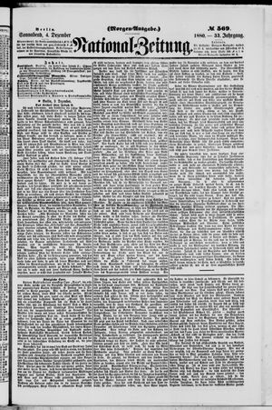 Nationalzeitung on Dec 4, 1880