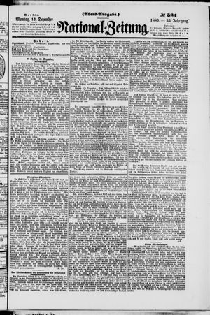 Nationalzeitung on Dec 13, 1880