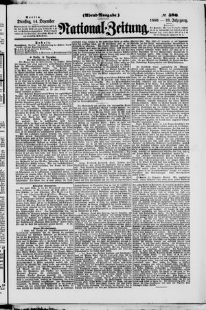 Nationalzeitung on Dec 14, 1880