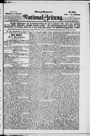 National-Zeitung vom 19.12.1880