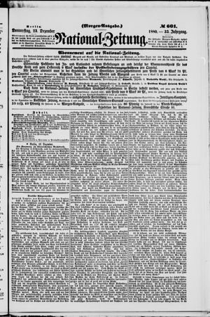 National-Zeitung vom 23.12.1880