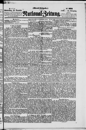 National-Zeitung vom 23.12.1880