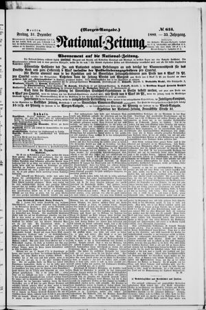 National-Zeitung vom 31.12.1880