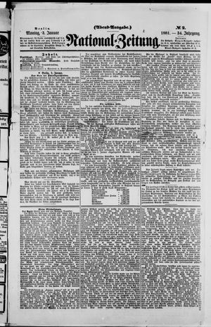 National-Zeitung vom 03.01.1881