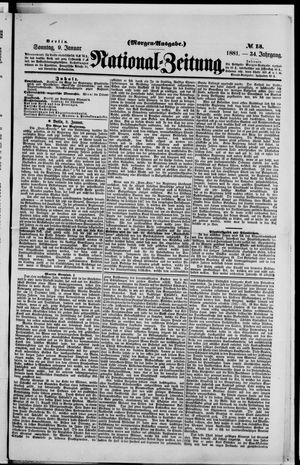 National-Zeitung vom 09.01.1881