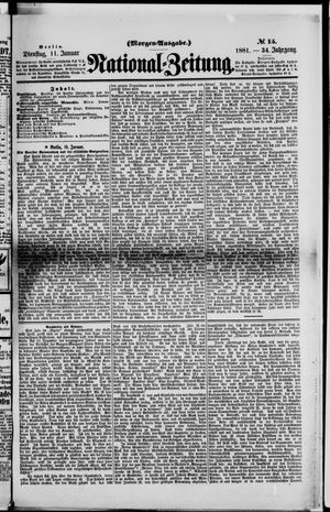 National-Zeitung vom 11.01.1881