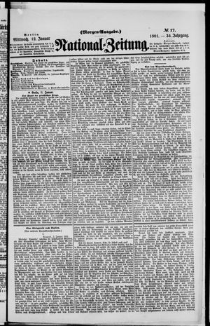 Nationalzeitung vom 12.01.1881