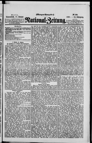 Nationalzeitung vom 15.01.1881