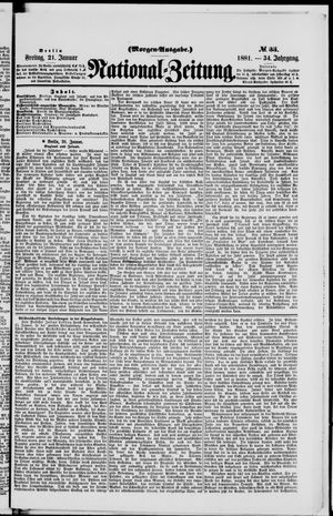 National-Zeitung vom 21.01.1881