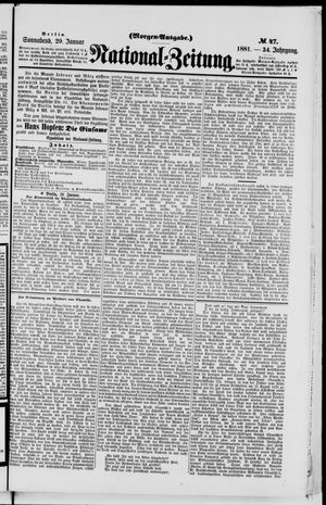 National-Zeitung on Jan 29, 1881