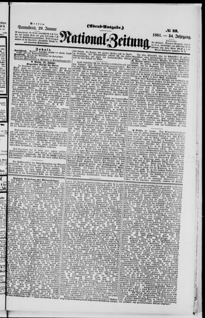 National-Zeitung on Jan 29, 1881